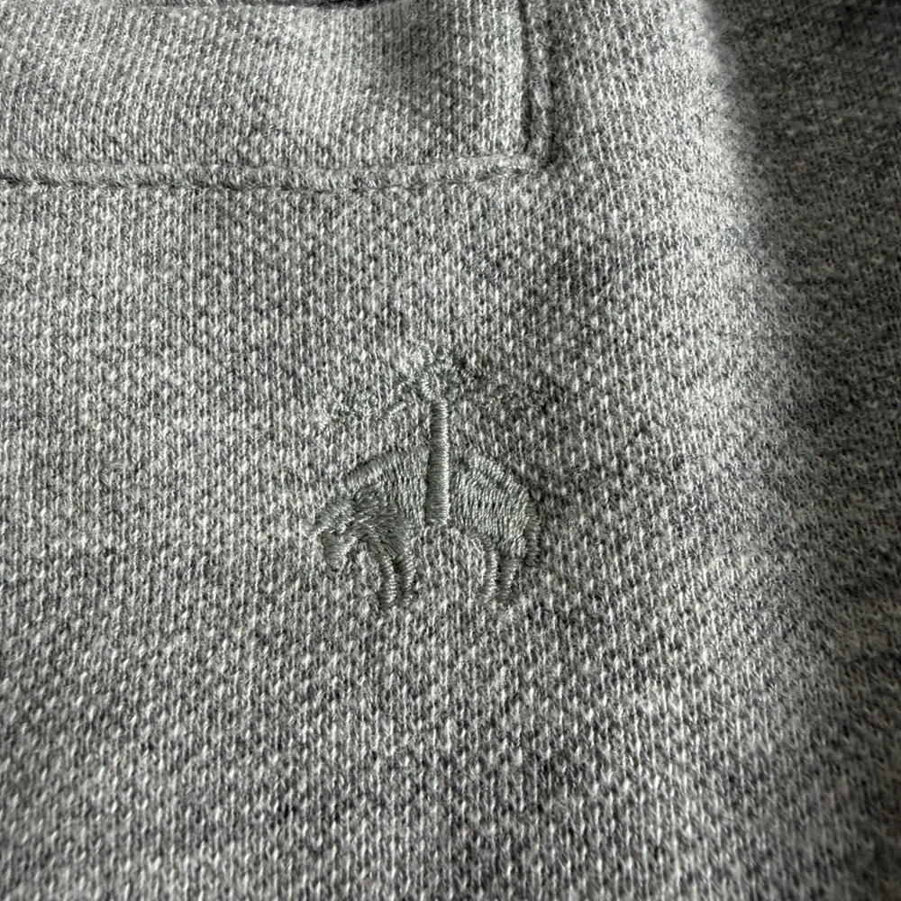 Brooks Brothers Mens 3XLT Gray Cotton Blend Jogger Sweatpants Drawstring Pockets